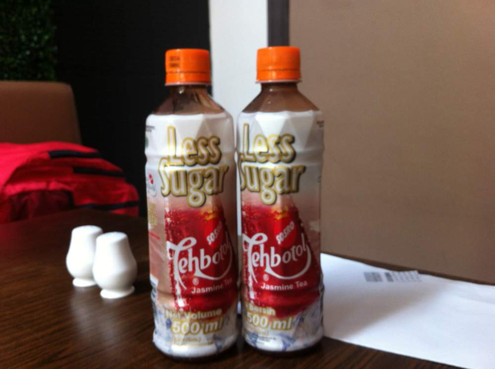Teh botol, less sugar