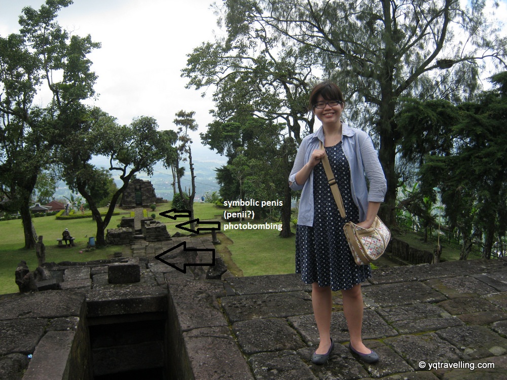 Symbolic penes at Candi Sukuh