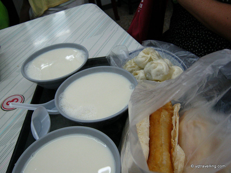 Traditional Taiwanese breakfast