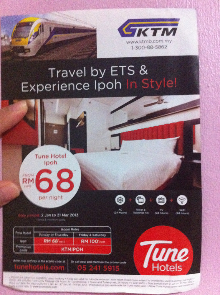 ipoh tune hotel promo