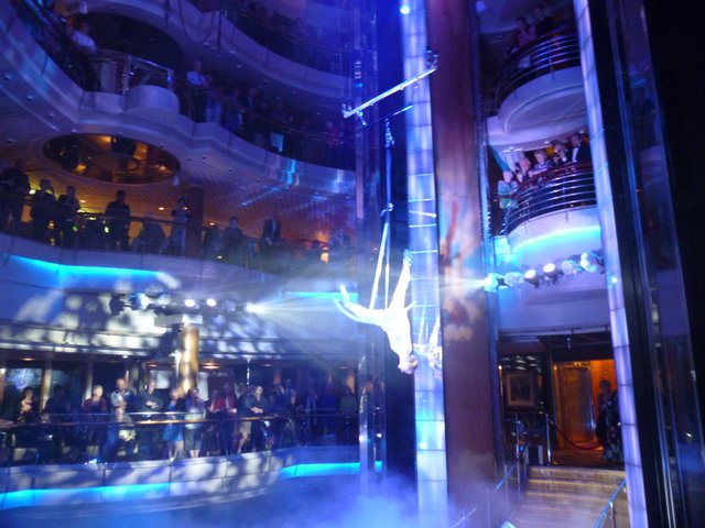 Legend of the Seas aerialist