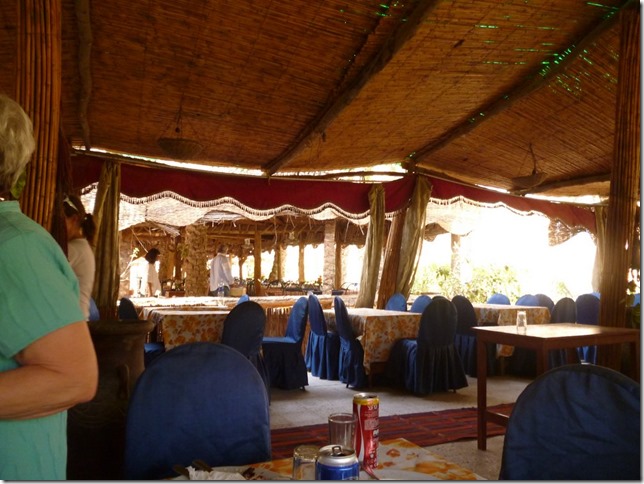 Open air restaurant