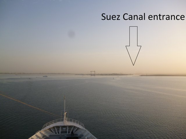 Suez Canal entrance