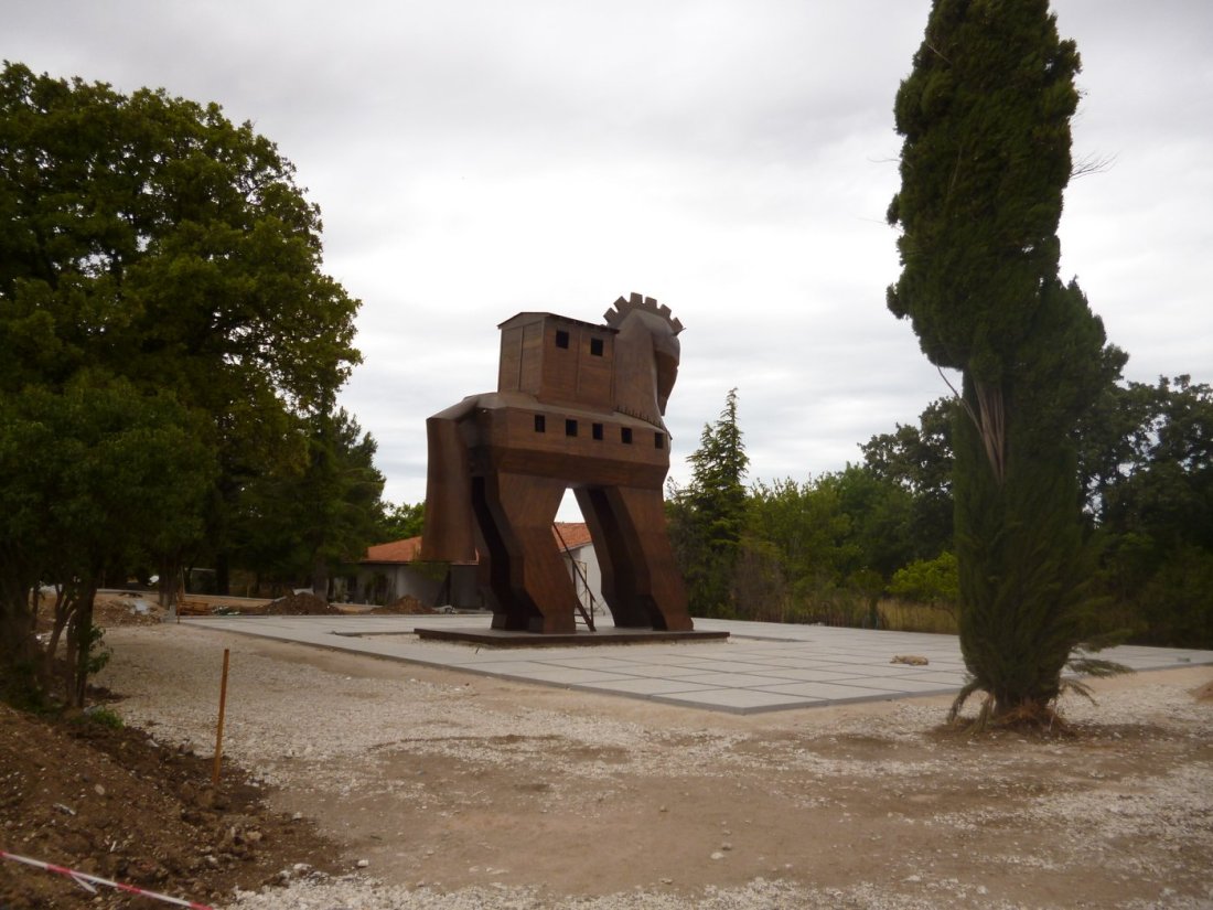 Fake Trojan Horse at Troy