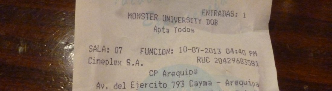 arequipa movie ticket