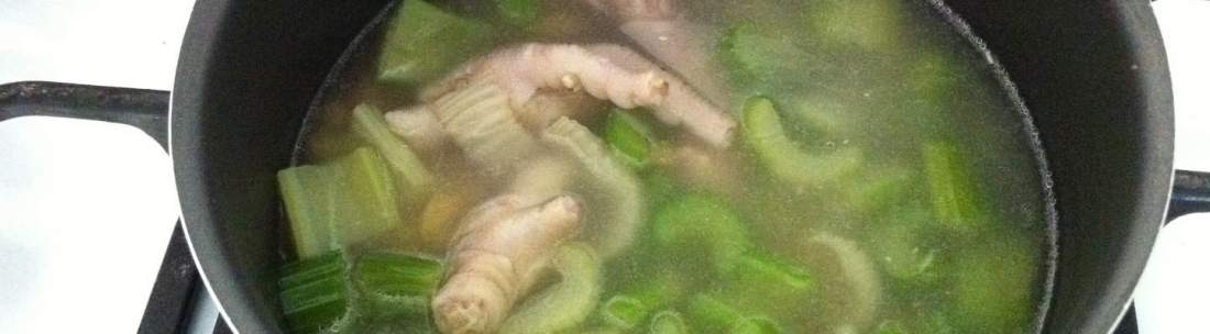 chicken feet soup for the sick