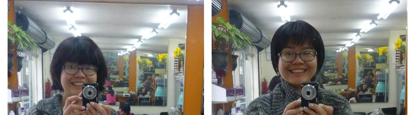 YQ gets a haircut