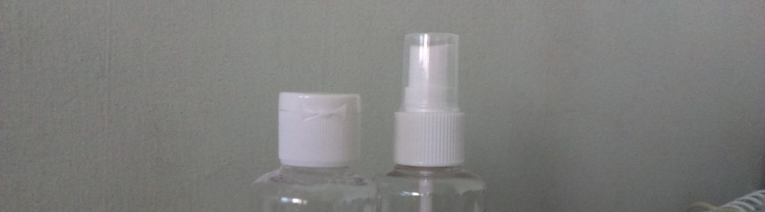 spray bottle of self defense