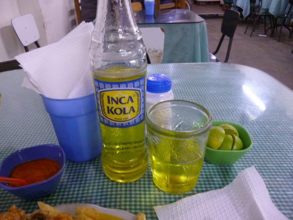 Bottle of Inca Kola