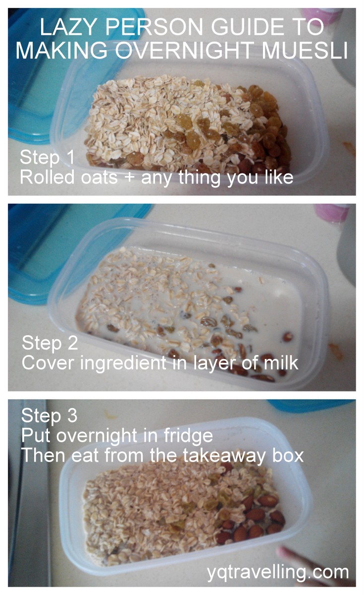 Recipe for overnight muesli